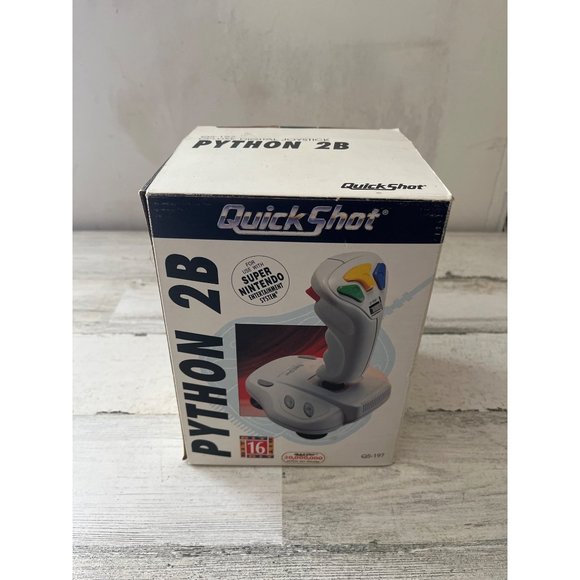 Quick Shot QS-197 Python 2B deluxe digital joystick in original box vintage - Picture 1 of 7
